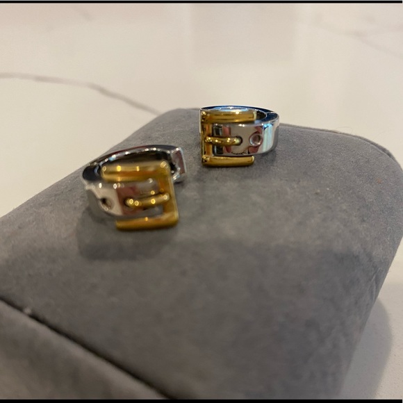 Michael Kors Buckle Earrings - Picture 1 of 5